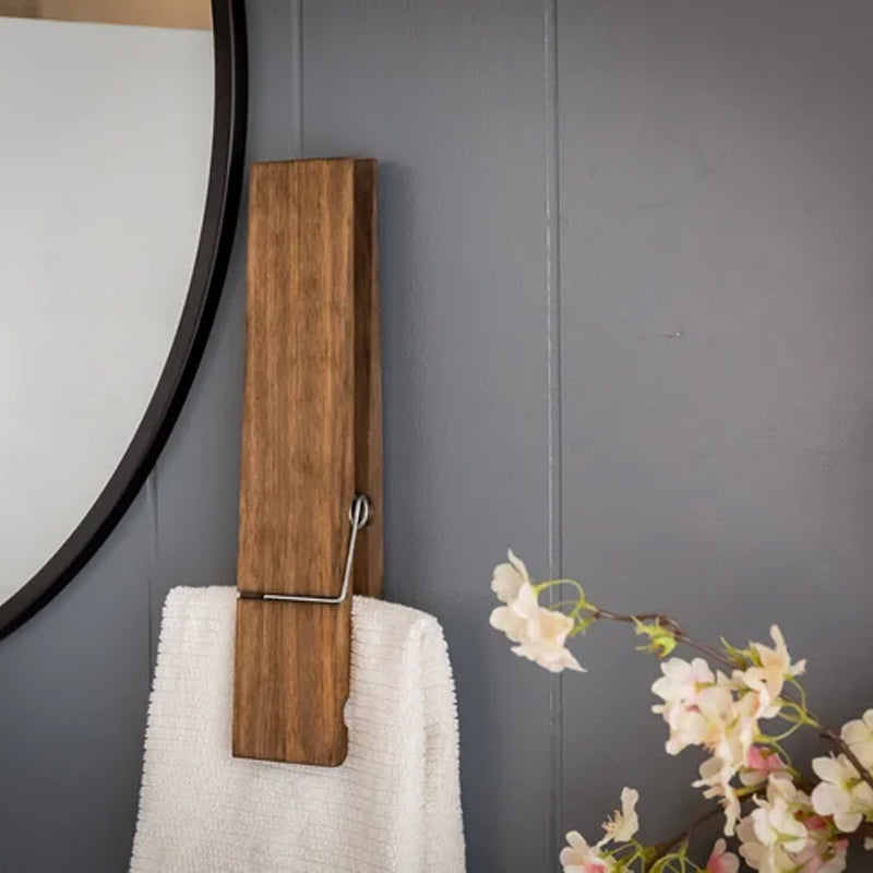 Charly | Clothespin Bathroom Towel Holder