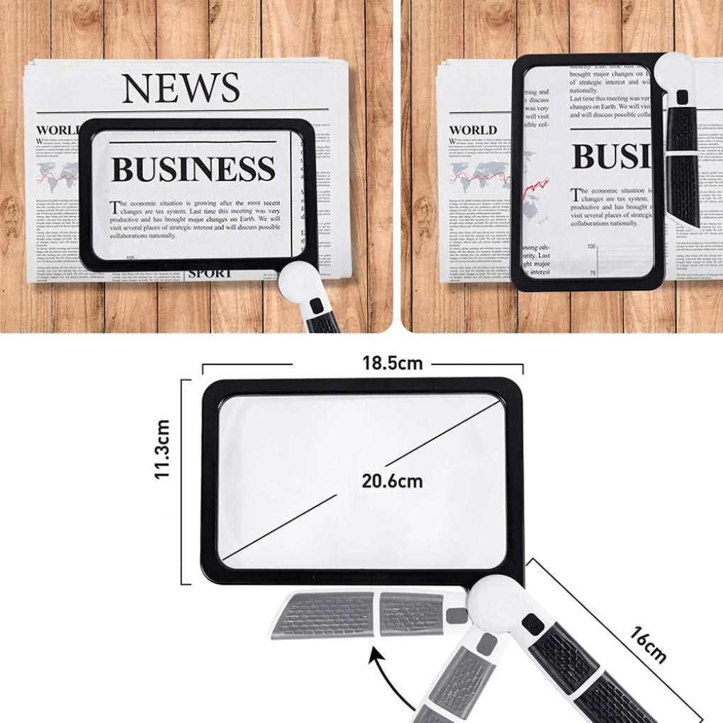Charly | Full Page Magnifying Glass with Handle
