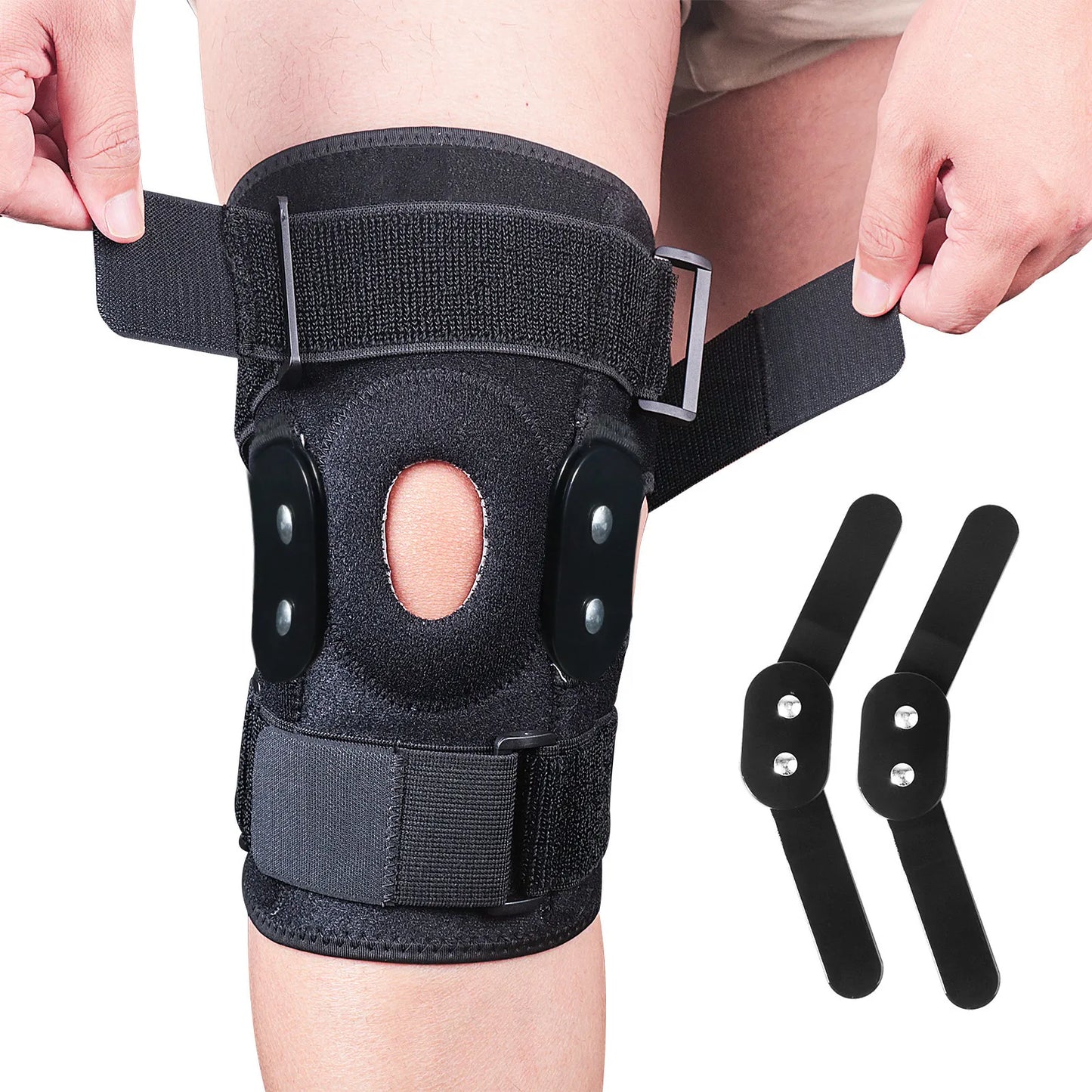 Charly | Hinged Knee Brace with Adjustable Straps