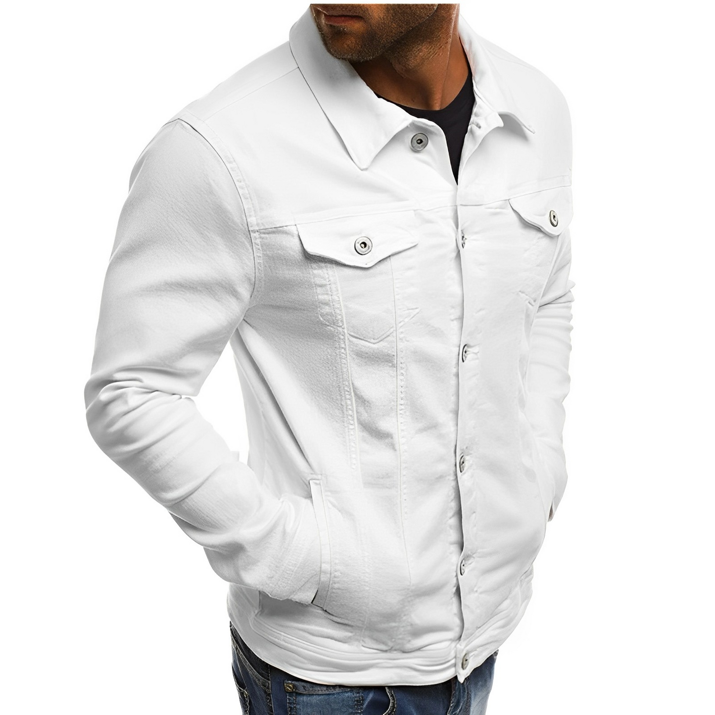 Charly | Men's Classic Denim Jacket – Lightweight Summer Style