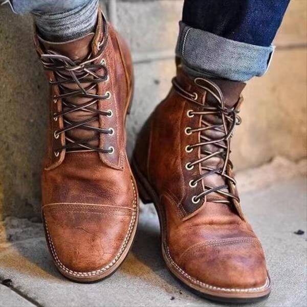 Charly | Men's Lace-Up Boots Classic Ankle Boot