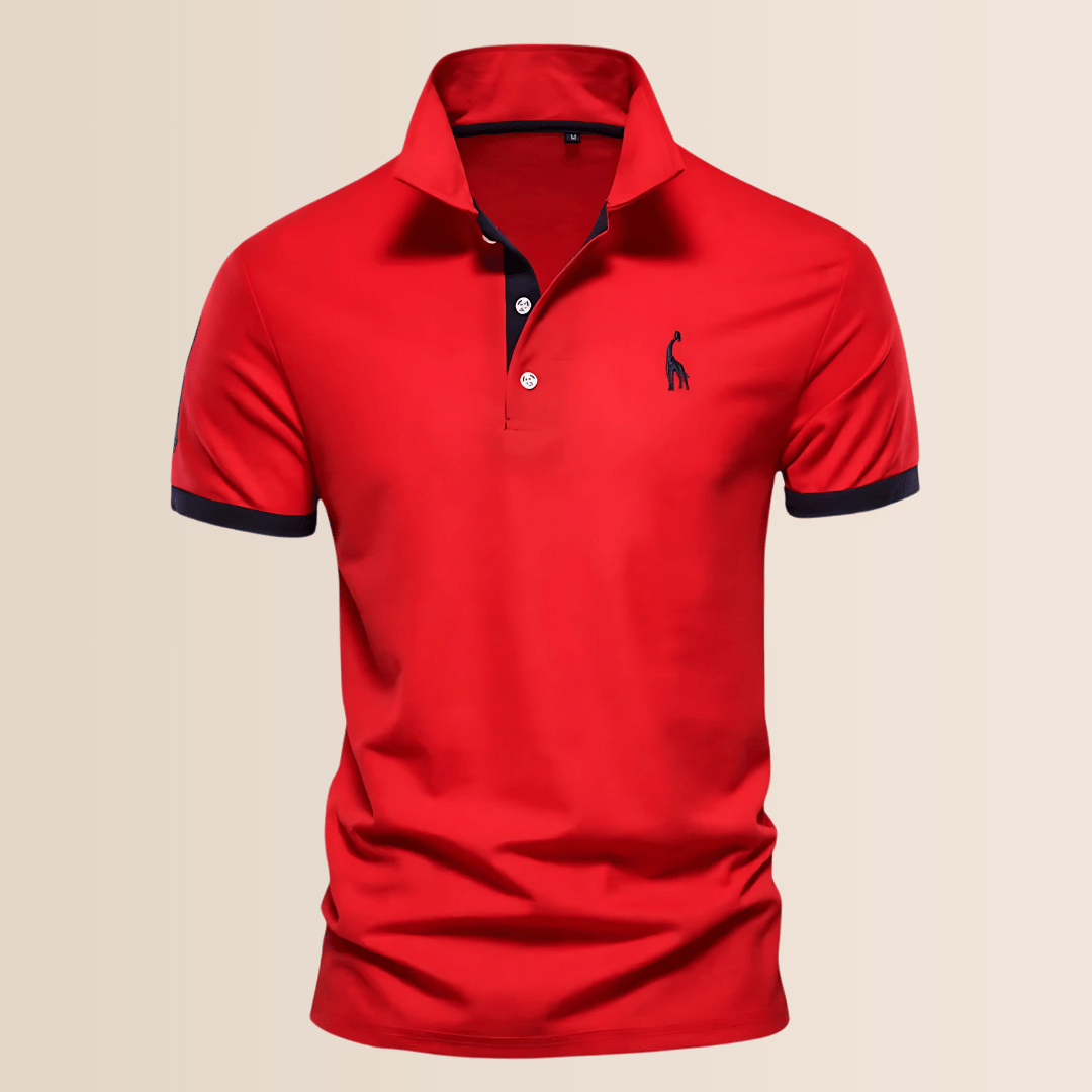 Charly | Men's Polo Shirt with Contrasting Trim