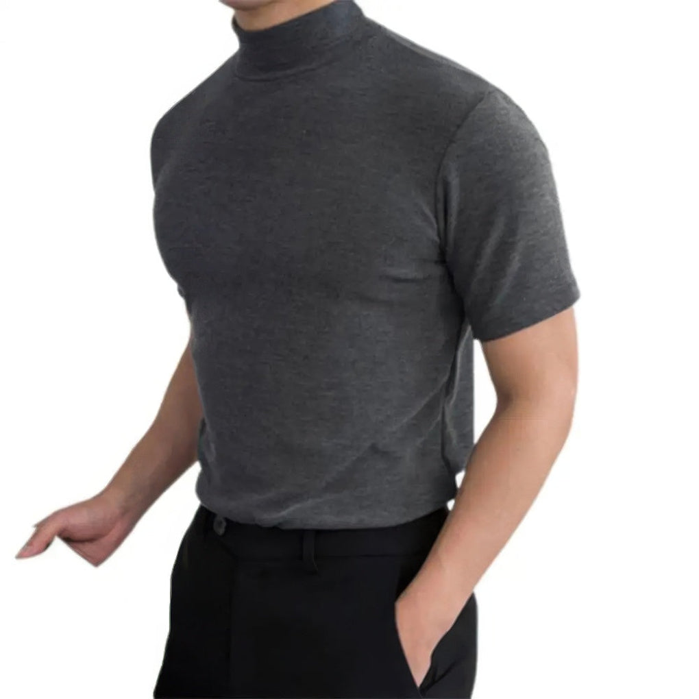 Charly | Men's Short Sleeve Turtleneck Shirt