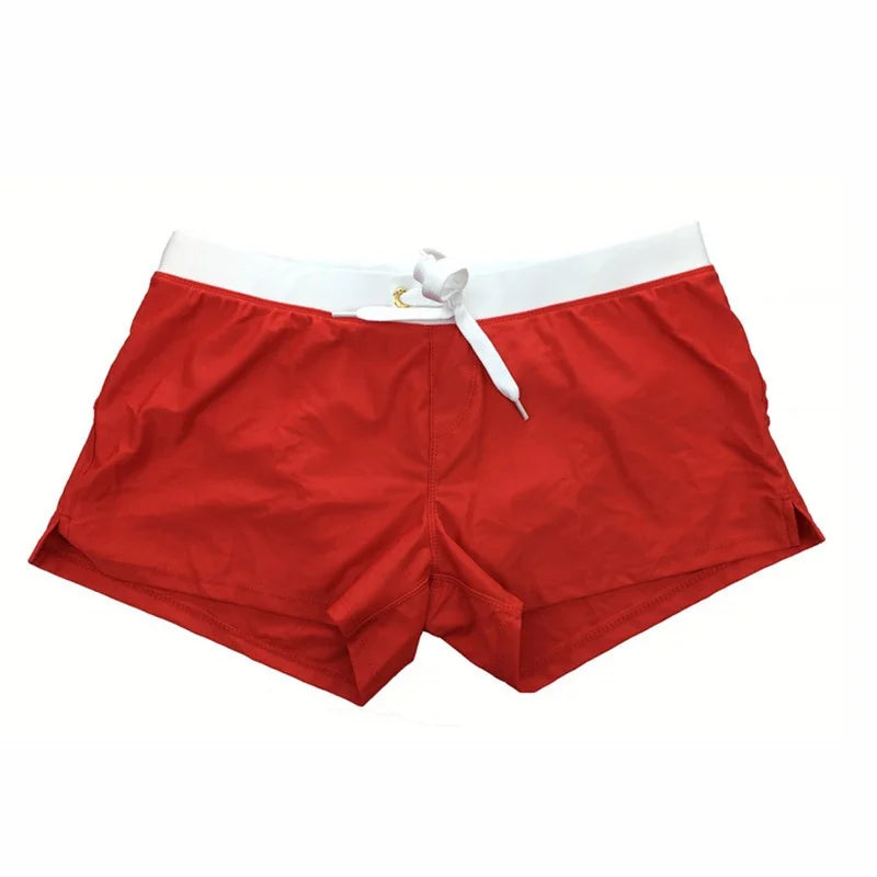 Charly | Men's Swim Shorts with Gold Eyelet Drawstring