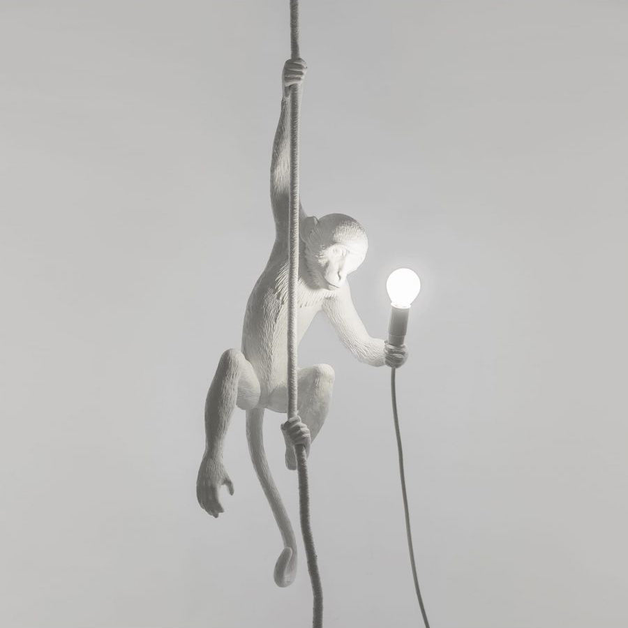 Charly | Monkey Pendant Light | Sculptural Design Object