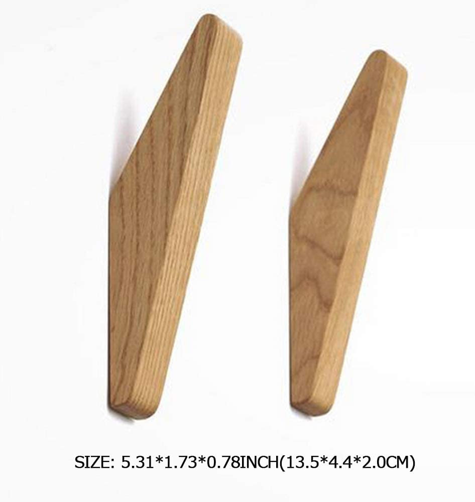 Charly | Set of Wire Hooks Nordhaak – 6 Minimalist Clothes Hooks Made of Solid Wood