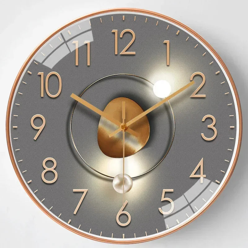 Charly | Timeless Whisper™ | Silent Classic Wall Clock | Noise-Free Design for Bedroom & Office Decor