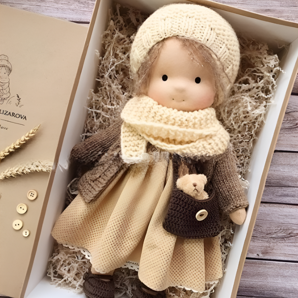 Charly | Waldorf Cloth Doll with Dress