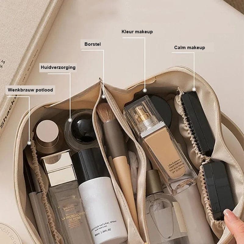 Charly | Women's Cosmetic Bag with Compartments
