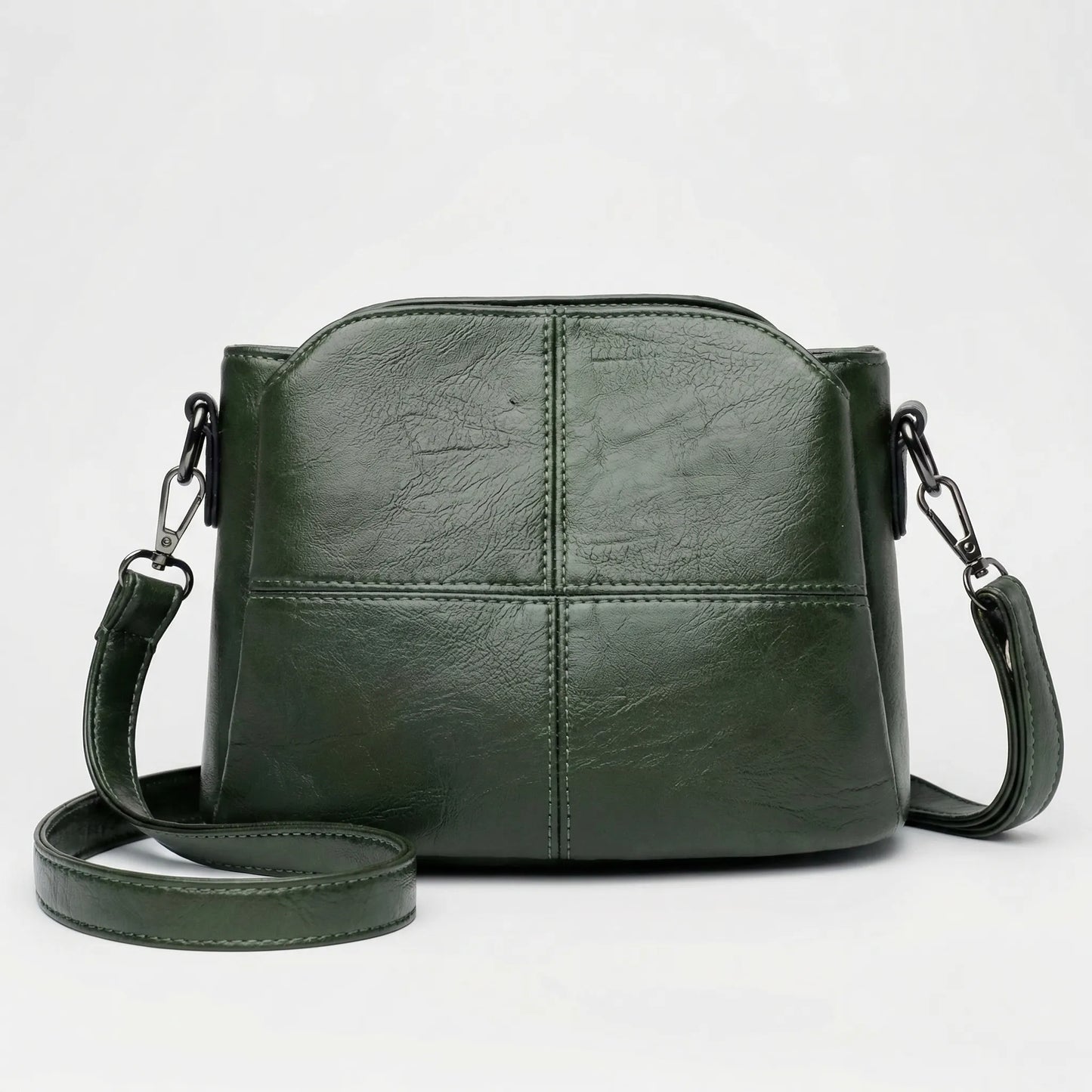 Charly | Women's Crossbody Shoulder Bag with Stitched Panel Design