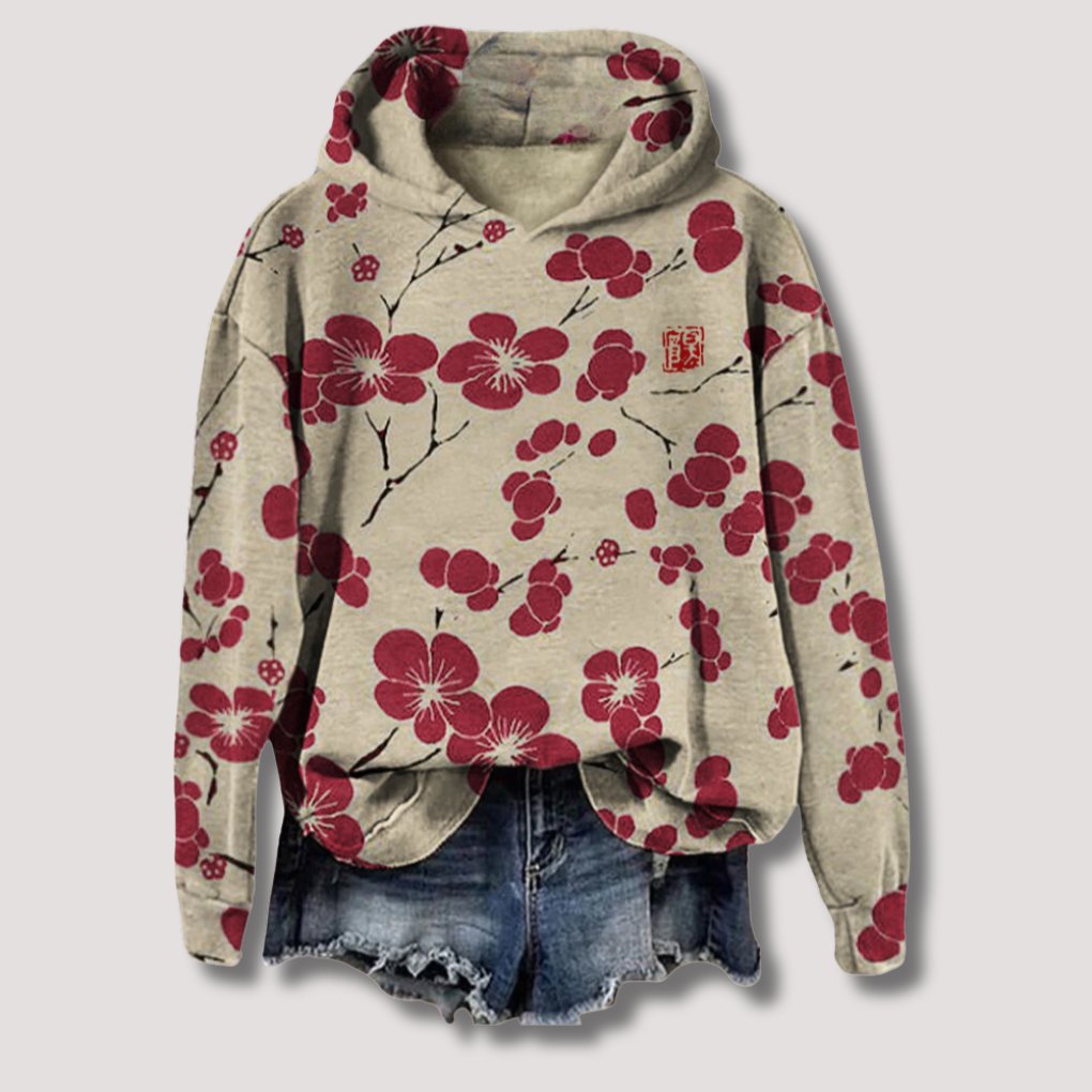 Charly | Women's Floral Print Hoodie