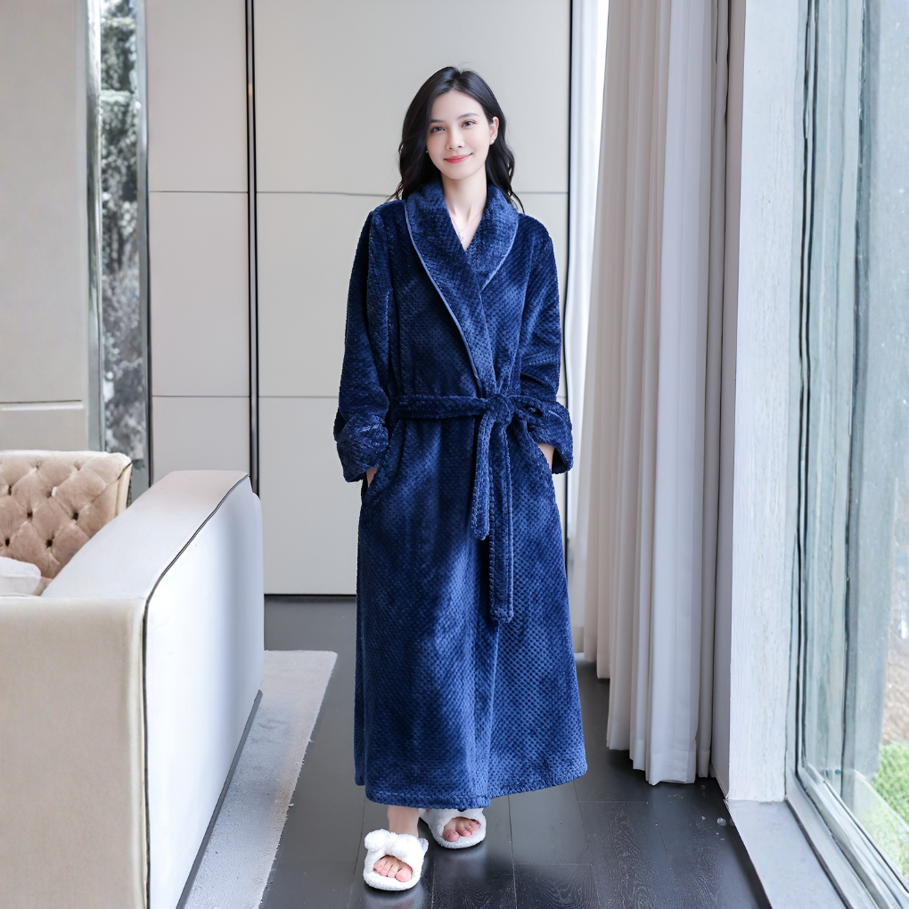Charly | Women's Plush Robe with Hood