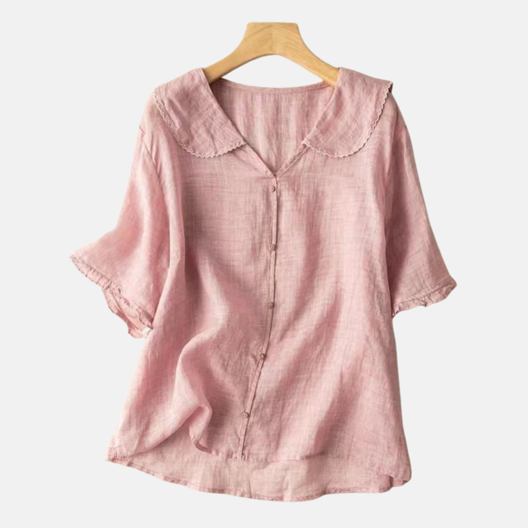 Charly | Women's Vintage Doll Collar Shirt