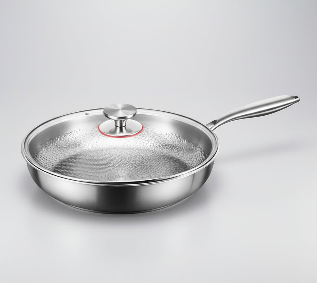 FORGEON – Titanium hammered non-stick frying pan for induction cooktops and everyday cooking