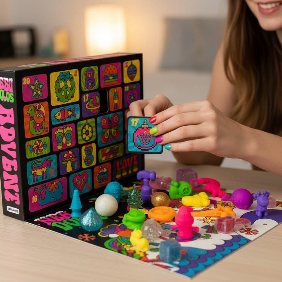GLOBCOUNT – 2025 Nee-Doh Squishy Advent Calendar with 24 Fidget Surprises