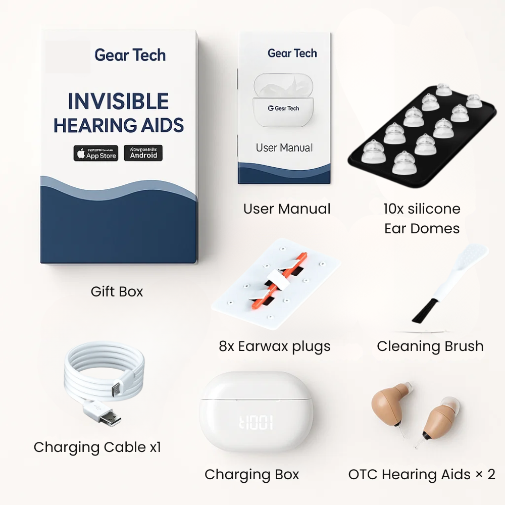 No Prescription Bluetooth App Control Hearing Aids UK