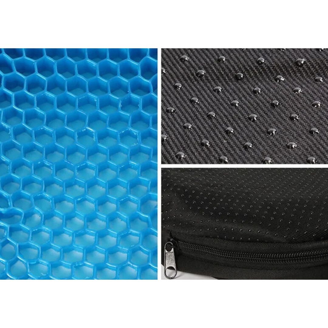 Orthopedic Gel Seat Cushion For Tailbone And Back Relief