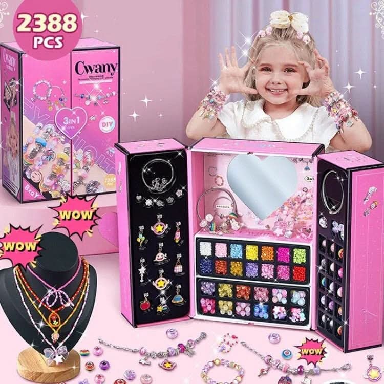 SPARKLINA – Creative Bracelet Craft Kit for Girls with Sparkling Charms