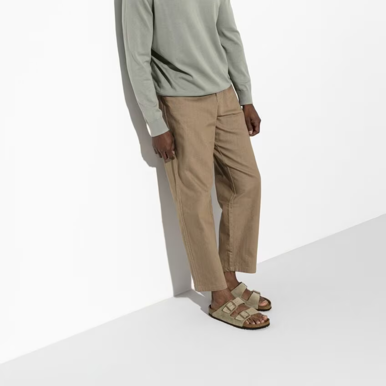 Arizona | Suede Taupe – Casual Sandals with Soft Anatomical Footbed