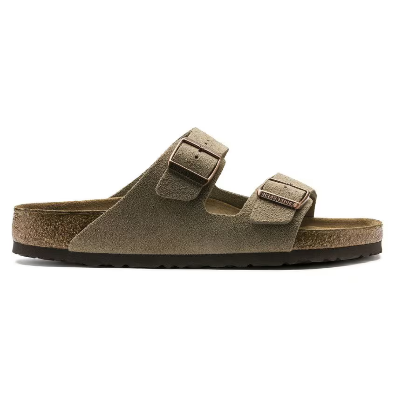 Arizona | Suede Taupe – Casual Sandals with Soft Anatomical Footbed