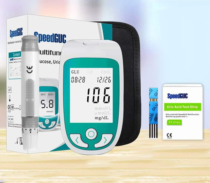 AstraGuard Health Monitor: Cholesterol, Glucose & Uric Acid