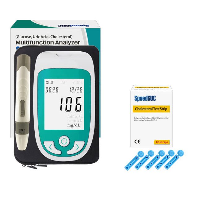 AstraGuard Health Monitor: Cholesterol, Glucose & Uric Acid