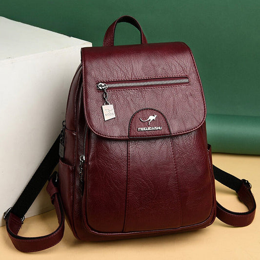 Aurelia Premium Everyday Leather Backpack for Women