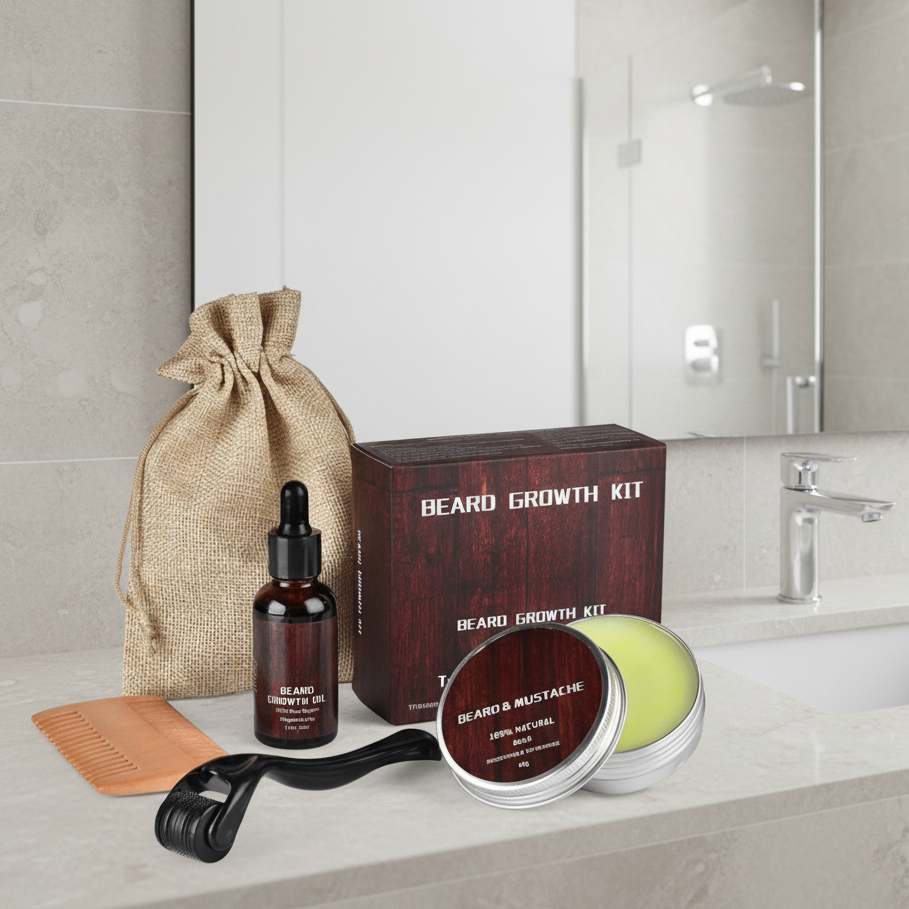 BARTBOOST – Beard Growth Kit for a Healthy & Strong Beard
