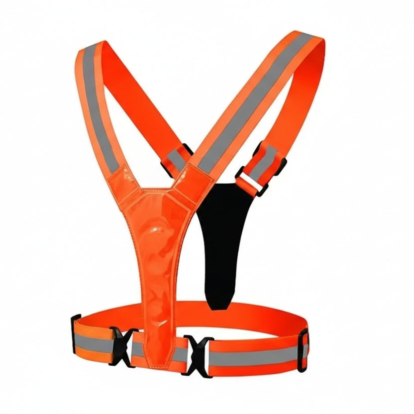 BRIGHTPATH – LED Reflector Running Vest with Adjustable Fit & Safety Lights