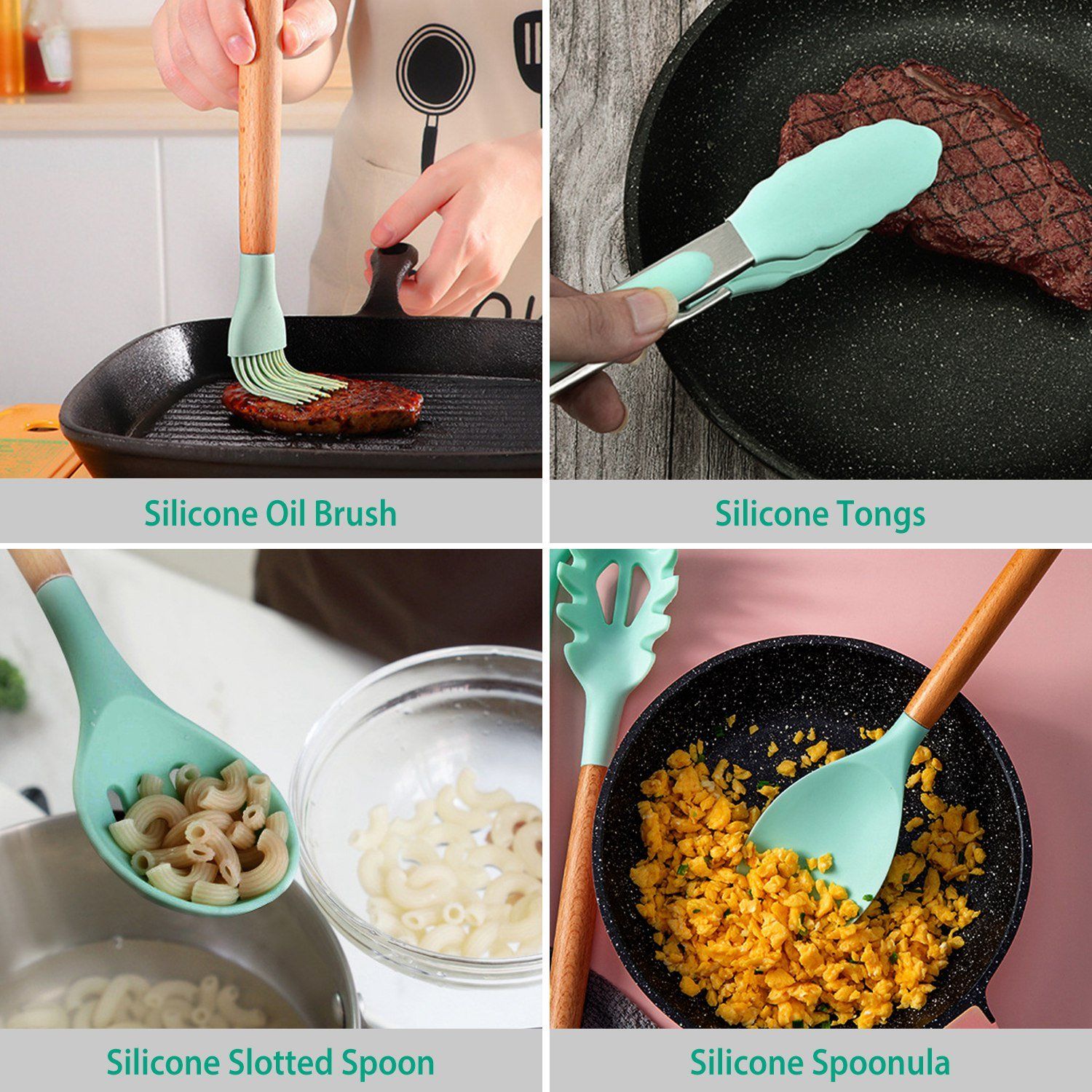 Charly | 11-Piece: Silicone Kitchen Utensil Set