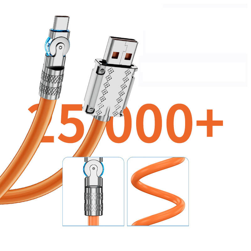 Charly | 180° Anti-Break Fast Charging Data Cable (120W)