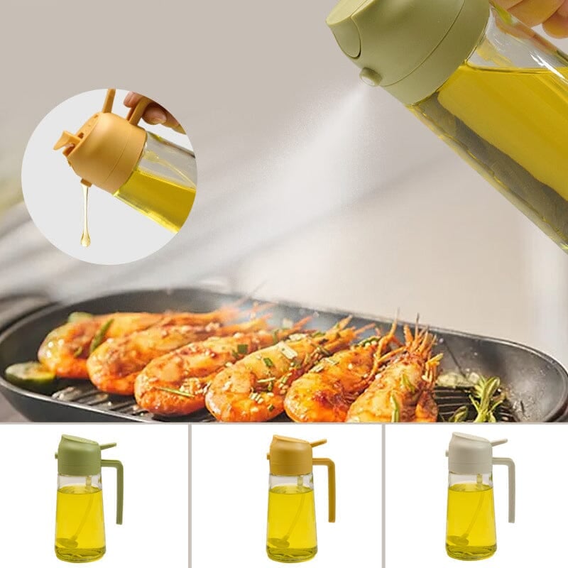 Charly | 2-in-1 Glass Oil Sprayer and Dispenser