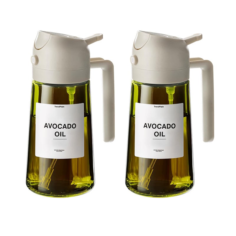 Charly | 2-in-1 Glass Oil Sprayer and Dispenser