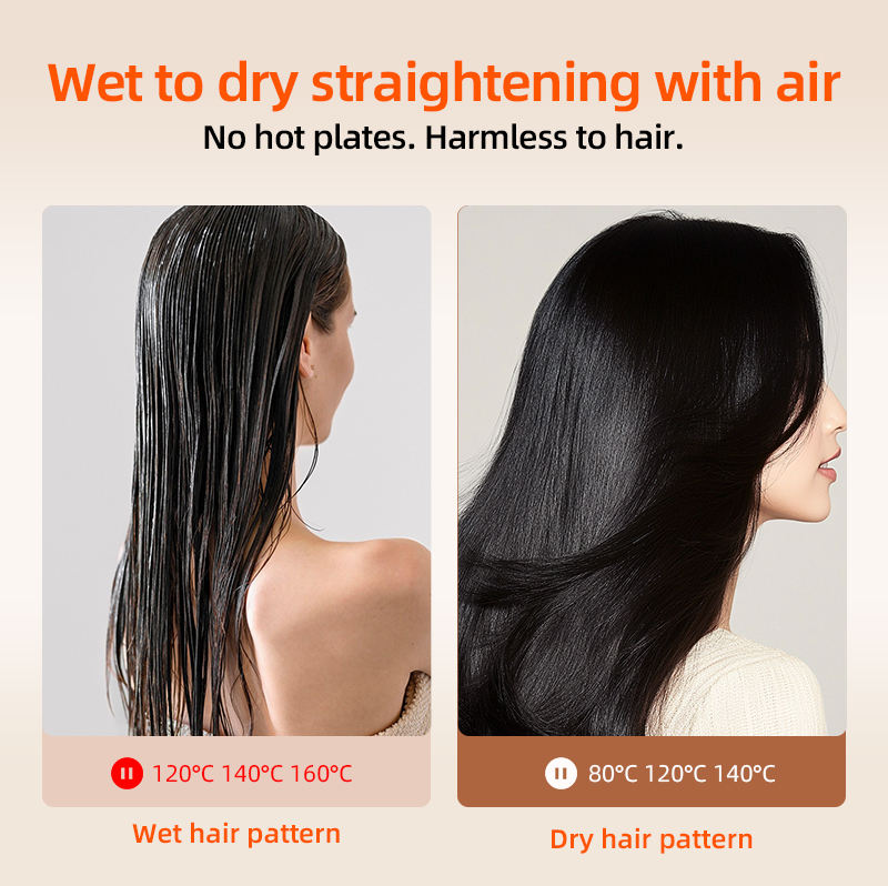Charly | 2-in-1 Hair Dryer & Straightener for Effortless Styling