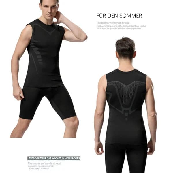 Charly | 2024 New version Ionic Shaping sleeveless shirt without sleeves