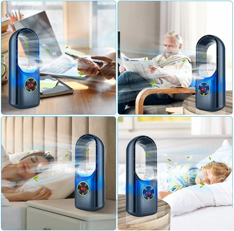 Charly | 2025 Blade-Free Silent Portable Air Conditioner for Home and Office