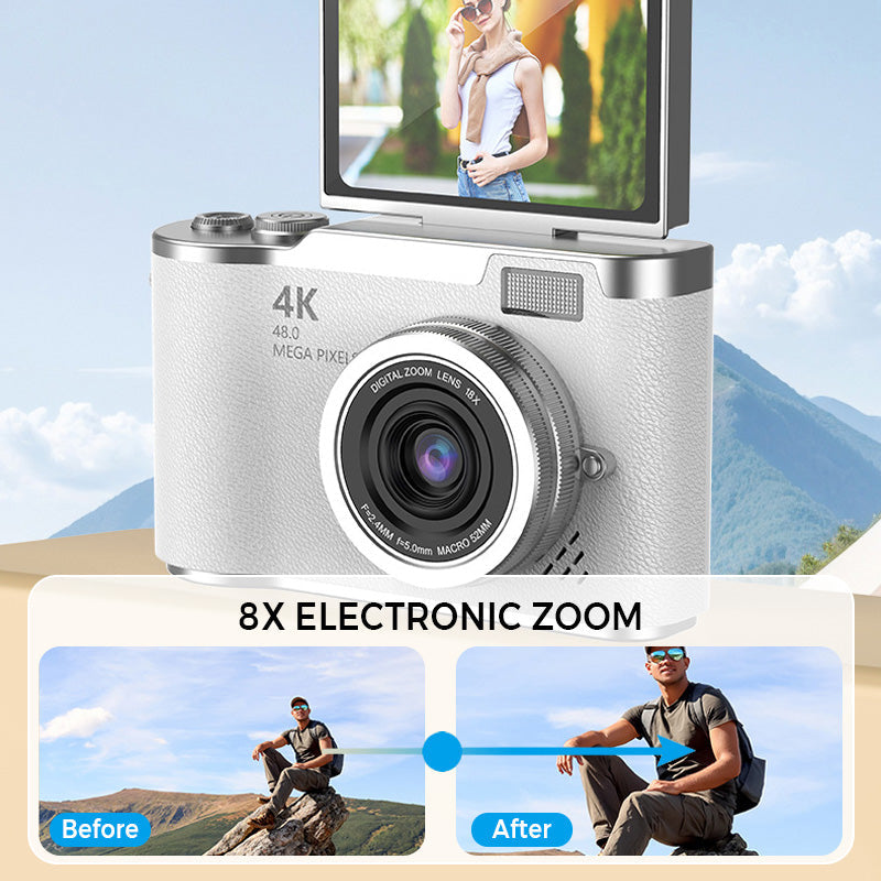 Charly | 4K HD Flip Screen Digital Camera