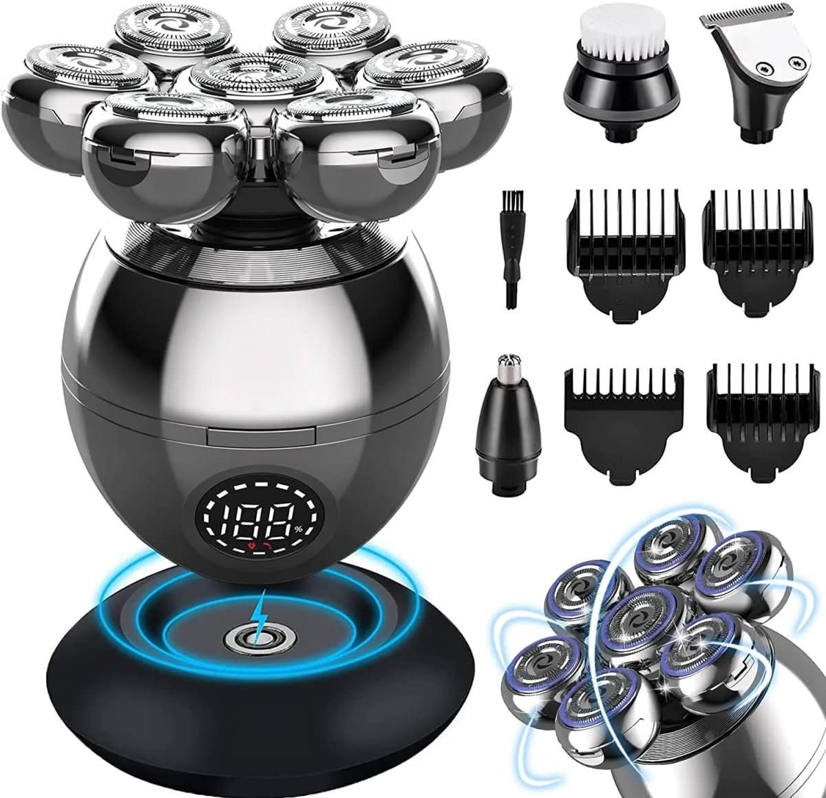 Charly | 7D Electric Shaver with IP68 Water Protection and USB Charging