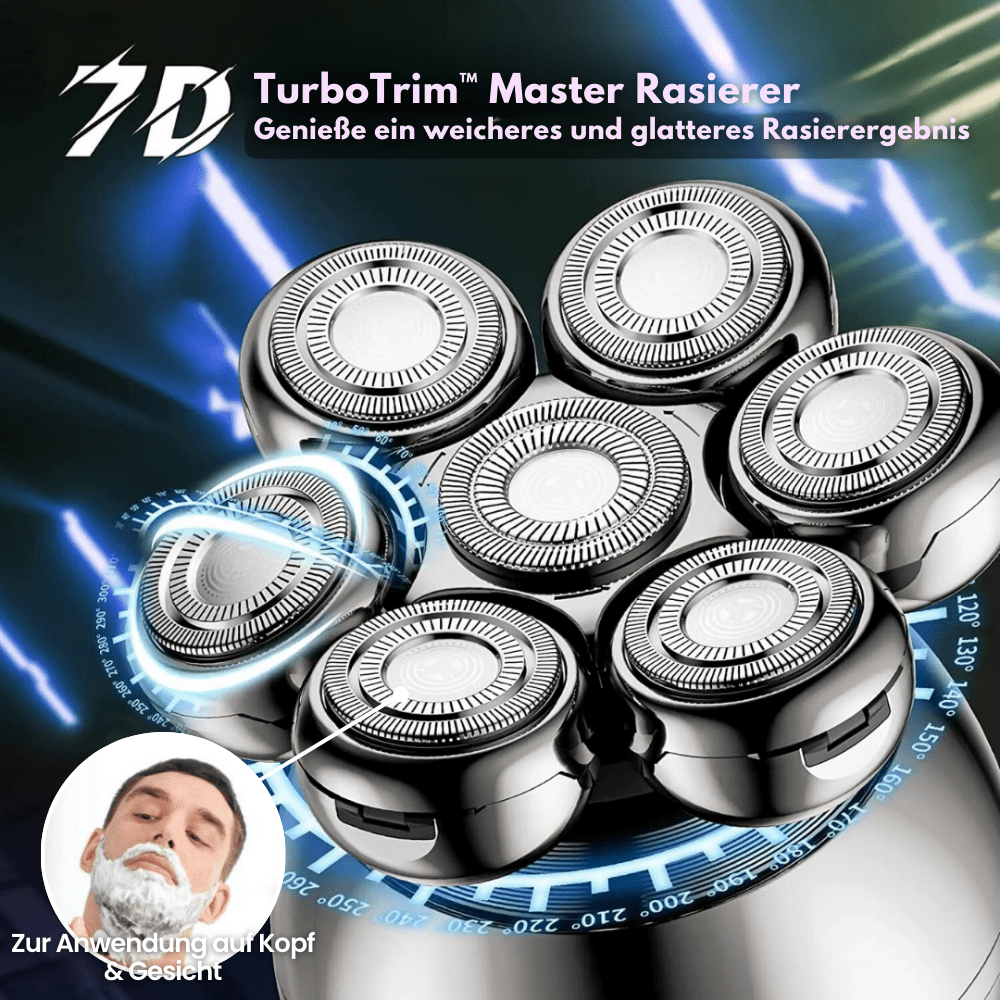 Charly | 7D Electric Shaver with IP68 Water Protection and USB Charging