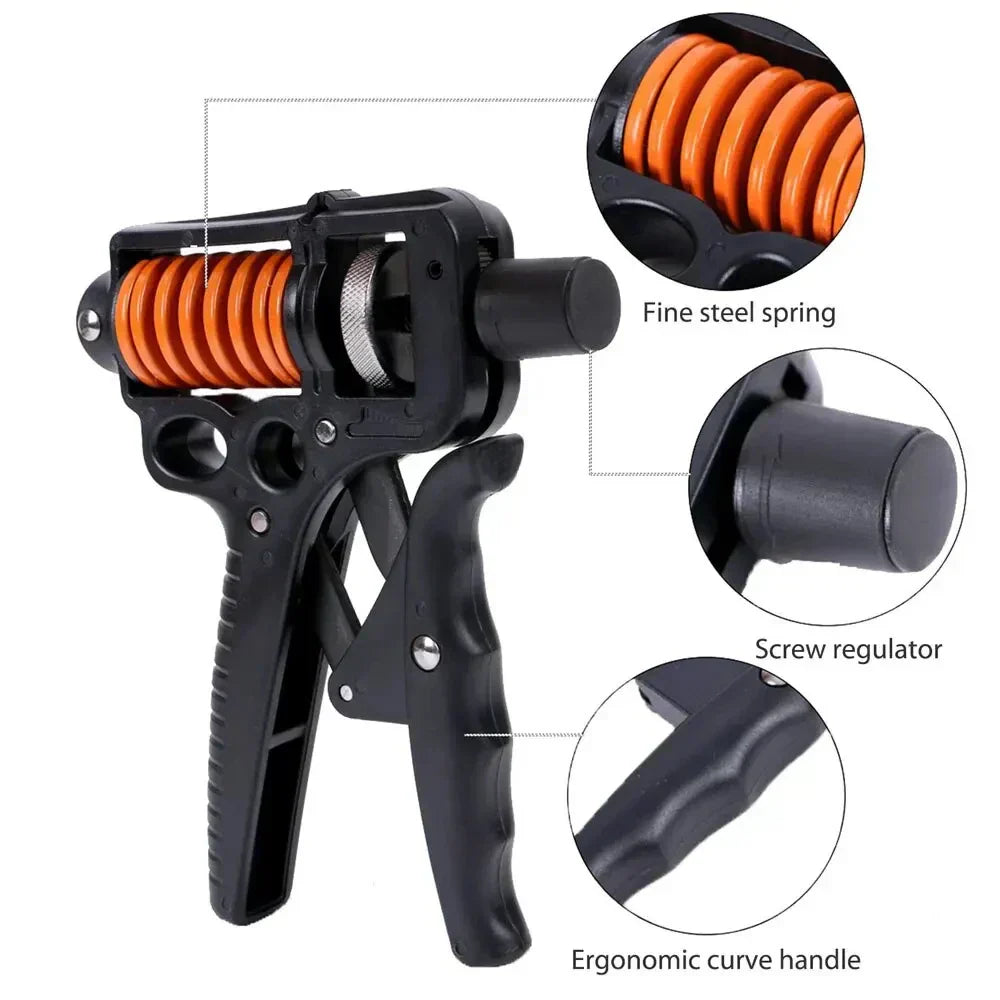Charly | Adjustable 5-165kg Heavy Grip Strength Training Tool - Finger Expander for Arm, Wrist, and Forearm Training