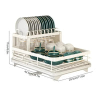 Charly | Adjustable Dish Drying Rack with Cutting Board Holder