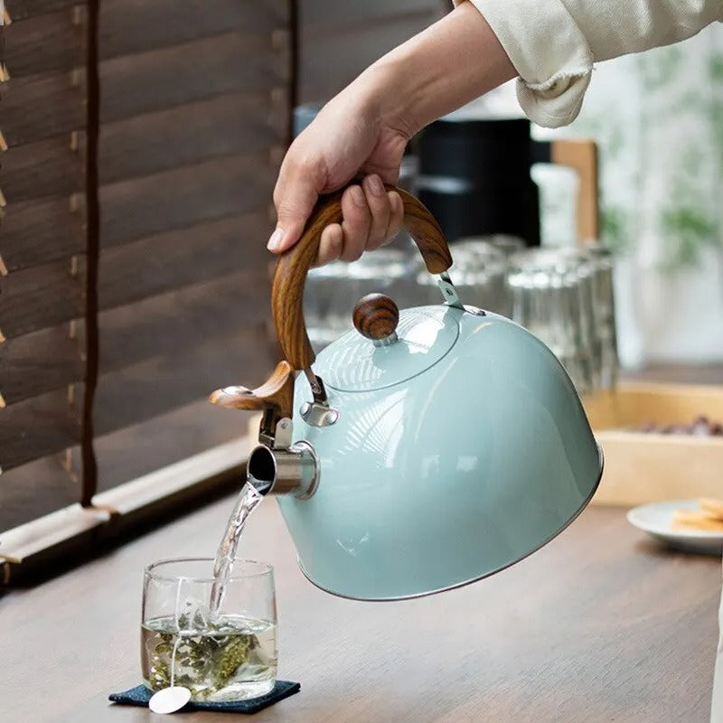 Charly | Adjustable Stainless Steel Kettle | With Whistle | 2.5L/3L