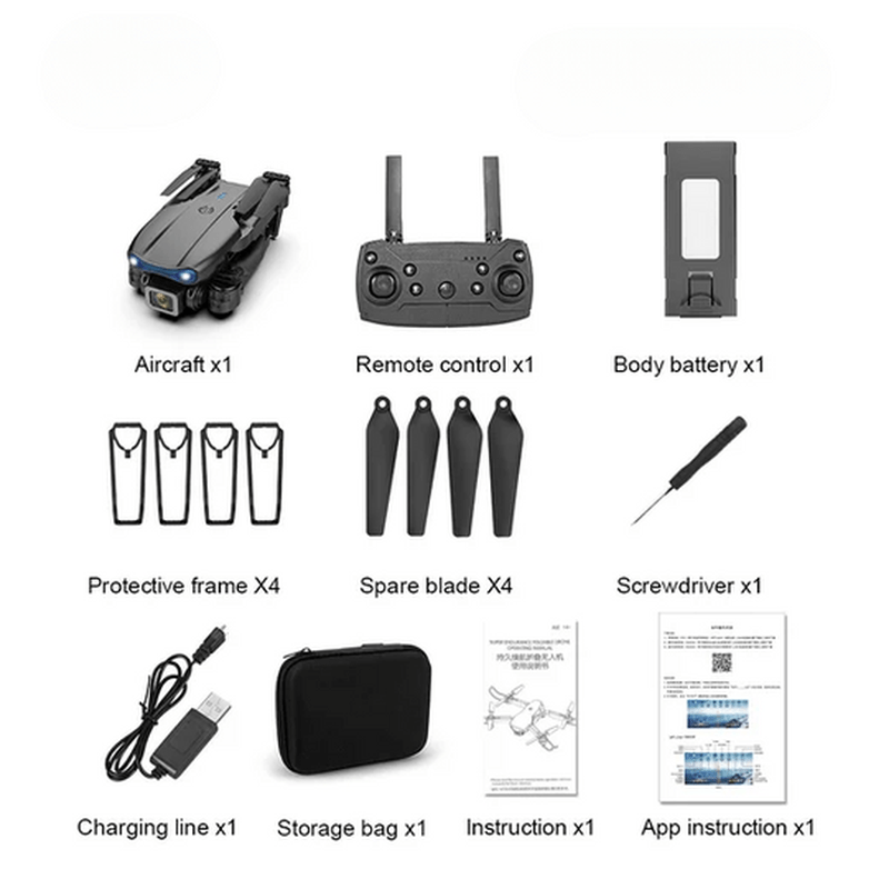 Charly | AeroPro - Drone with 4K UHD Camera and Long Battery Life