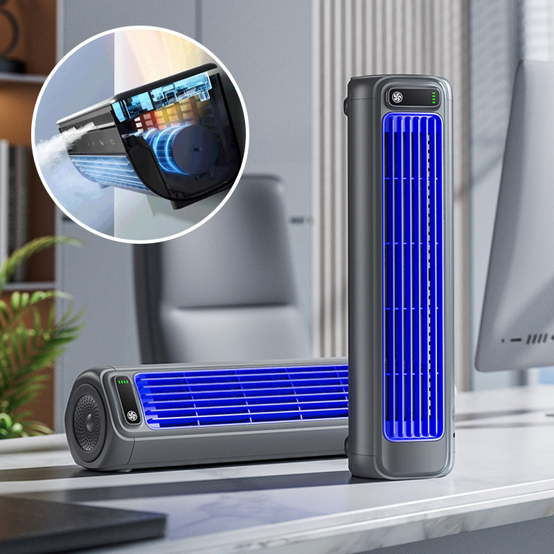 Charly | AirWave – Portable Rechargeable Air Conditioner with 12-Hour Battery Life