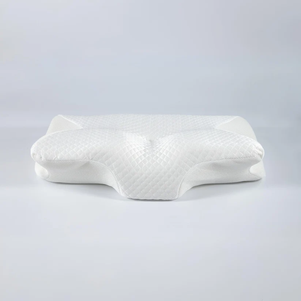 Charly | Anti-Snore Pillow | Ergonomic Neck and Head Support | White