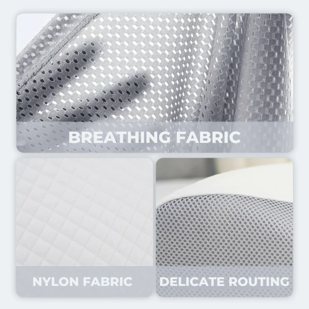 Charly | Anti-Snore Pillow | Ergonomic Neck and Head Support | White