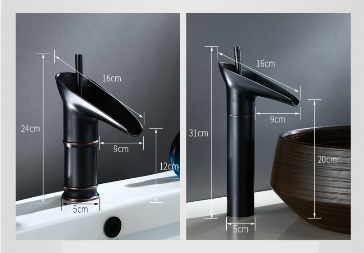 Charly | Antique Waterfall Bathroom Faucet