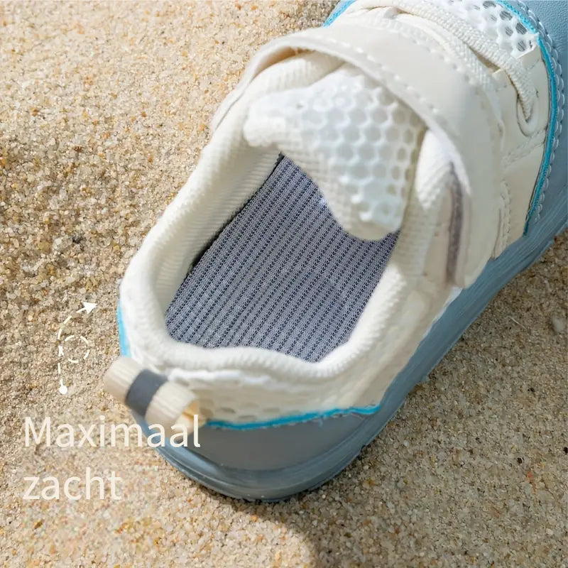 Charly | Baby Barefoot Trainers with Hook-and-Loop Straps