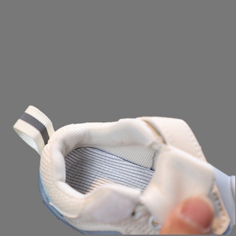 Charly | Baby Barefoot Trainers with Hook-and-Loop Straps