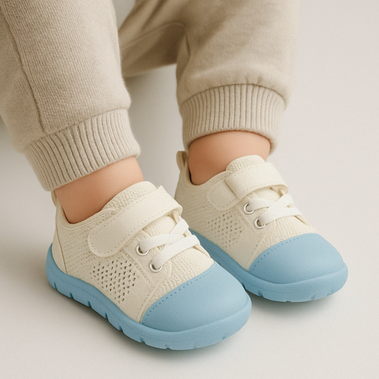 Charly | Baby Barefoot Trainers with Velcro Straps